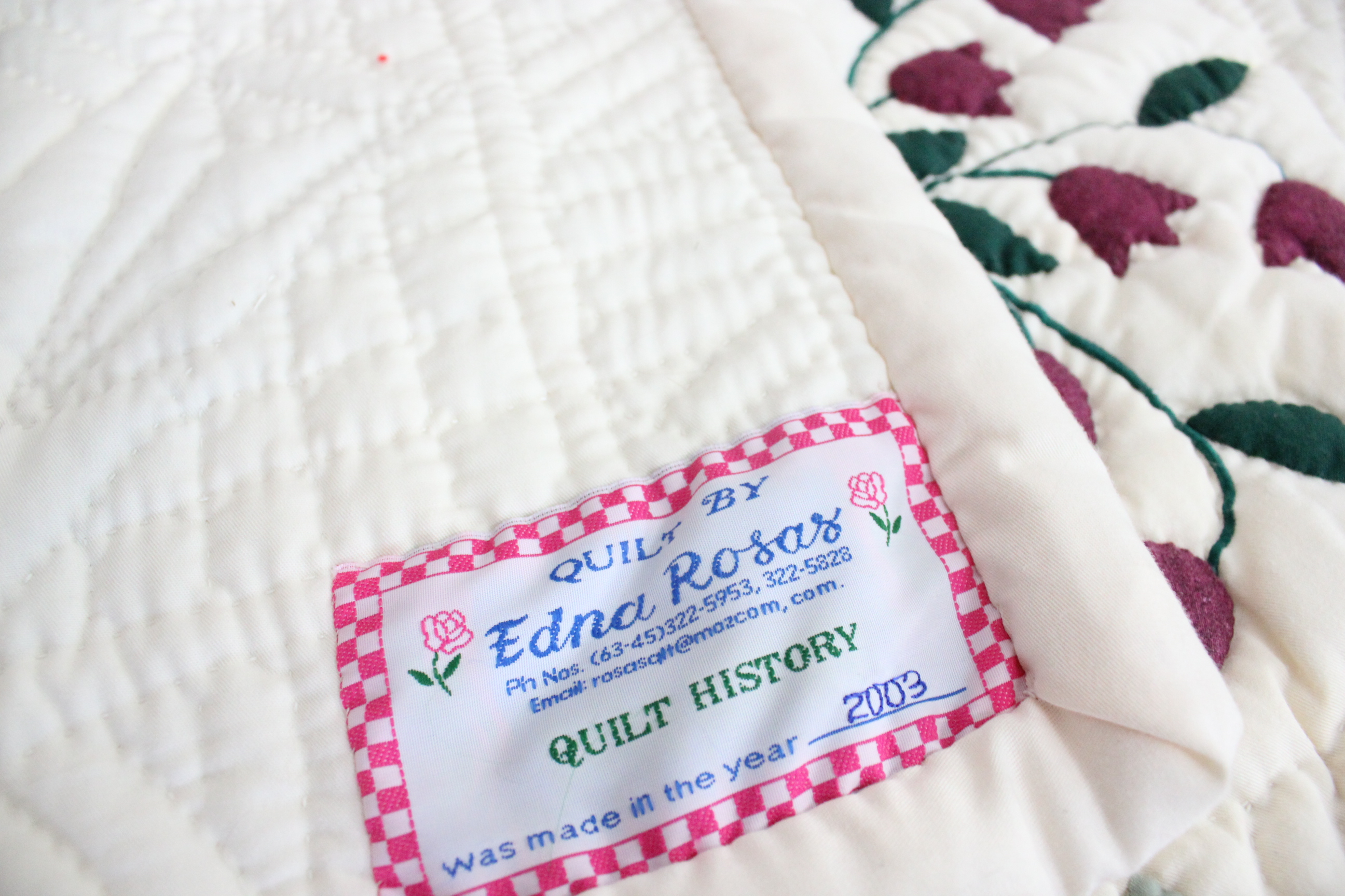 Handmade Queen Size Quilt Bedding Set