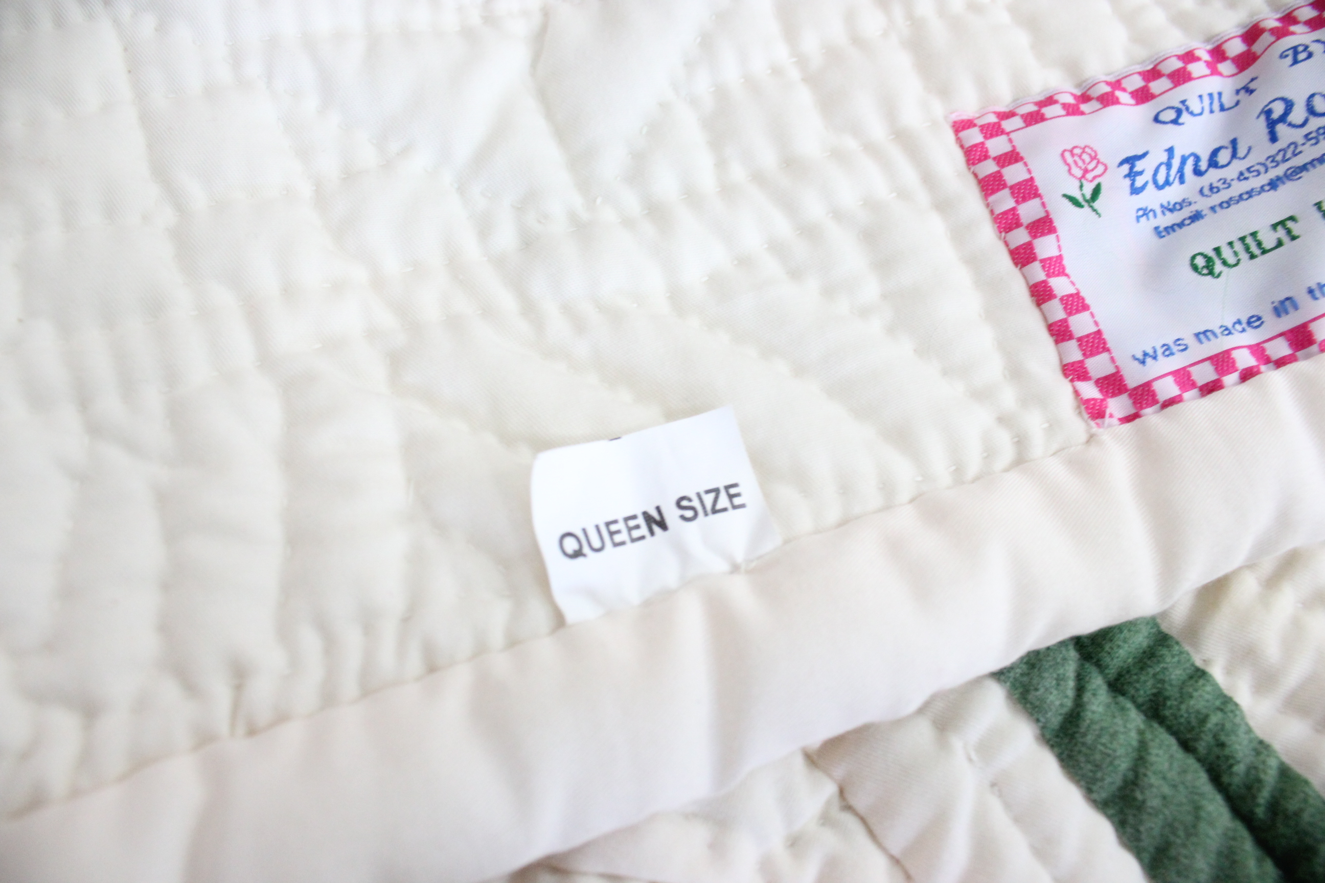 Handmade Queen Size Quilt Bedding Set