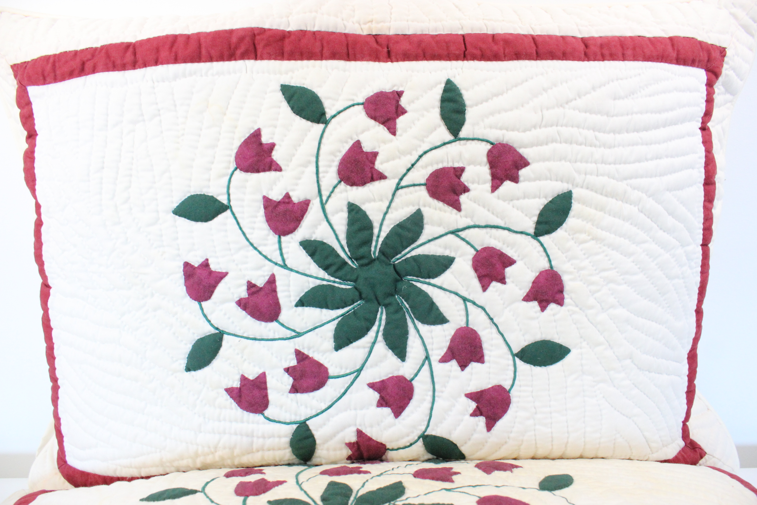 Handmade Queen Size Quilt Bedding Set