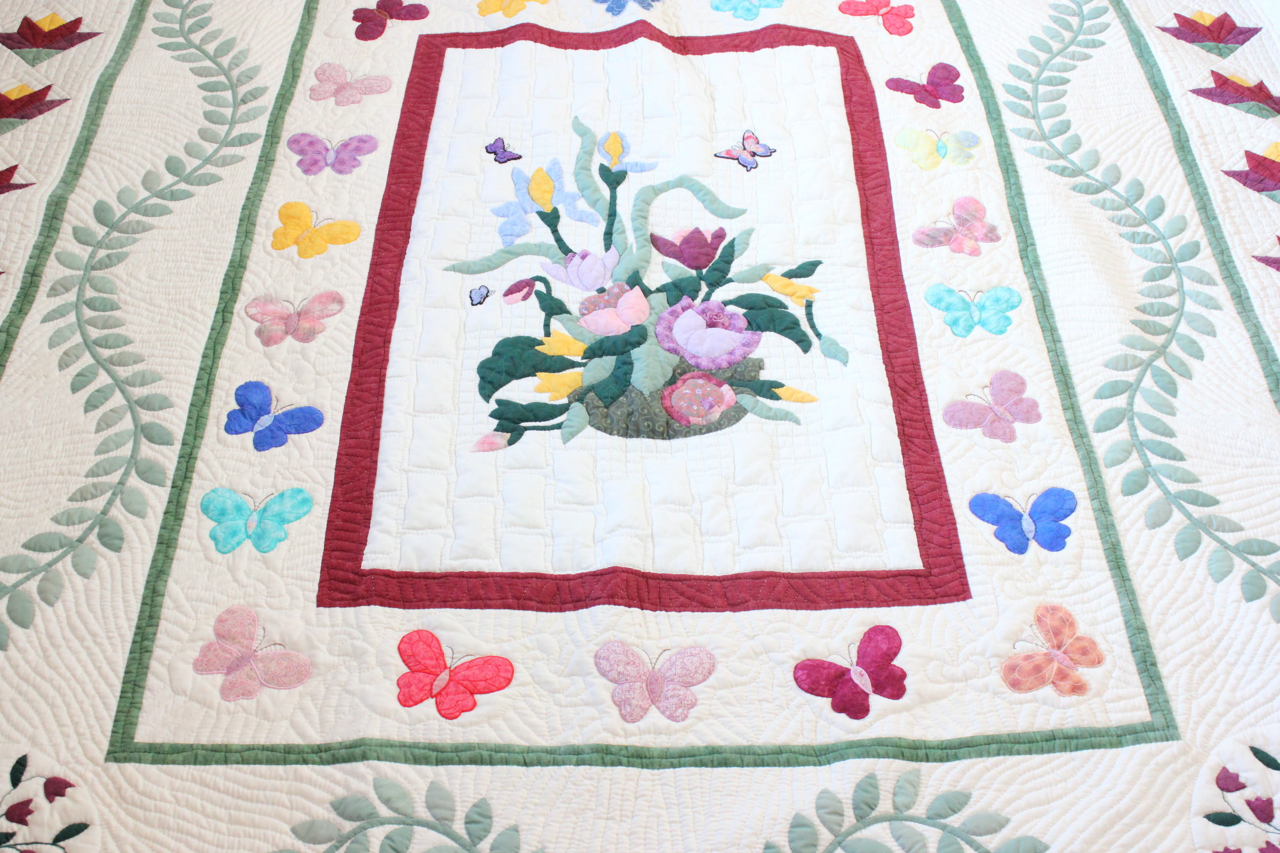 Handmade Queen Size Quilt Bedding Set