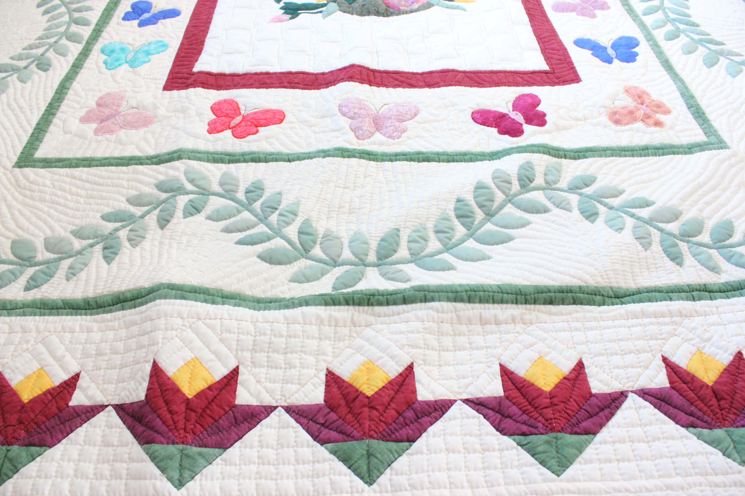 Handmade Queen Size Quilt Bedding Set