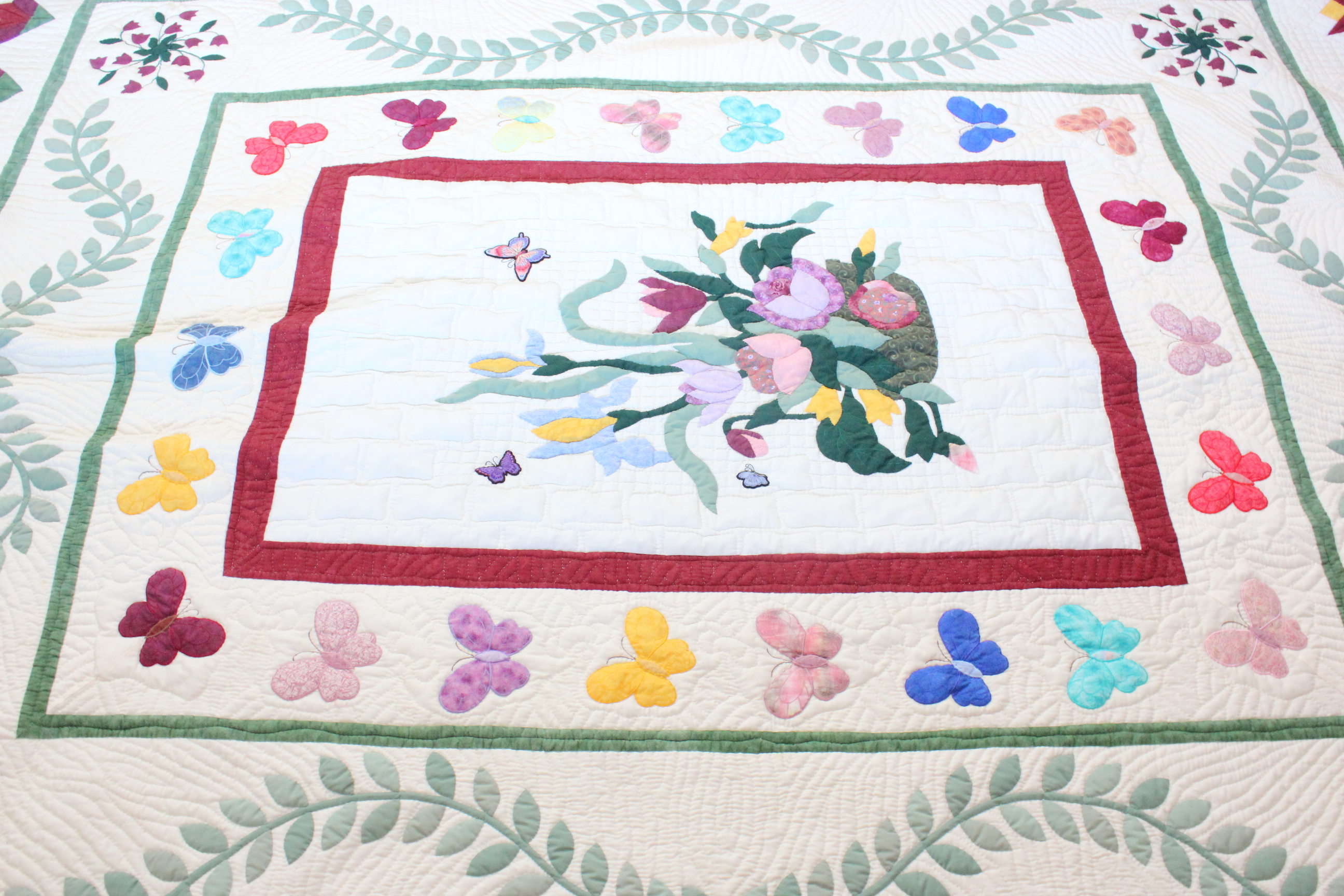 Handmade Queen Size Quilt Bedding Set