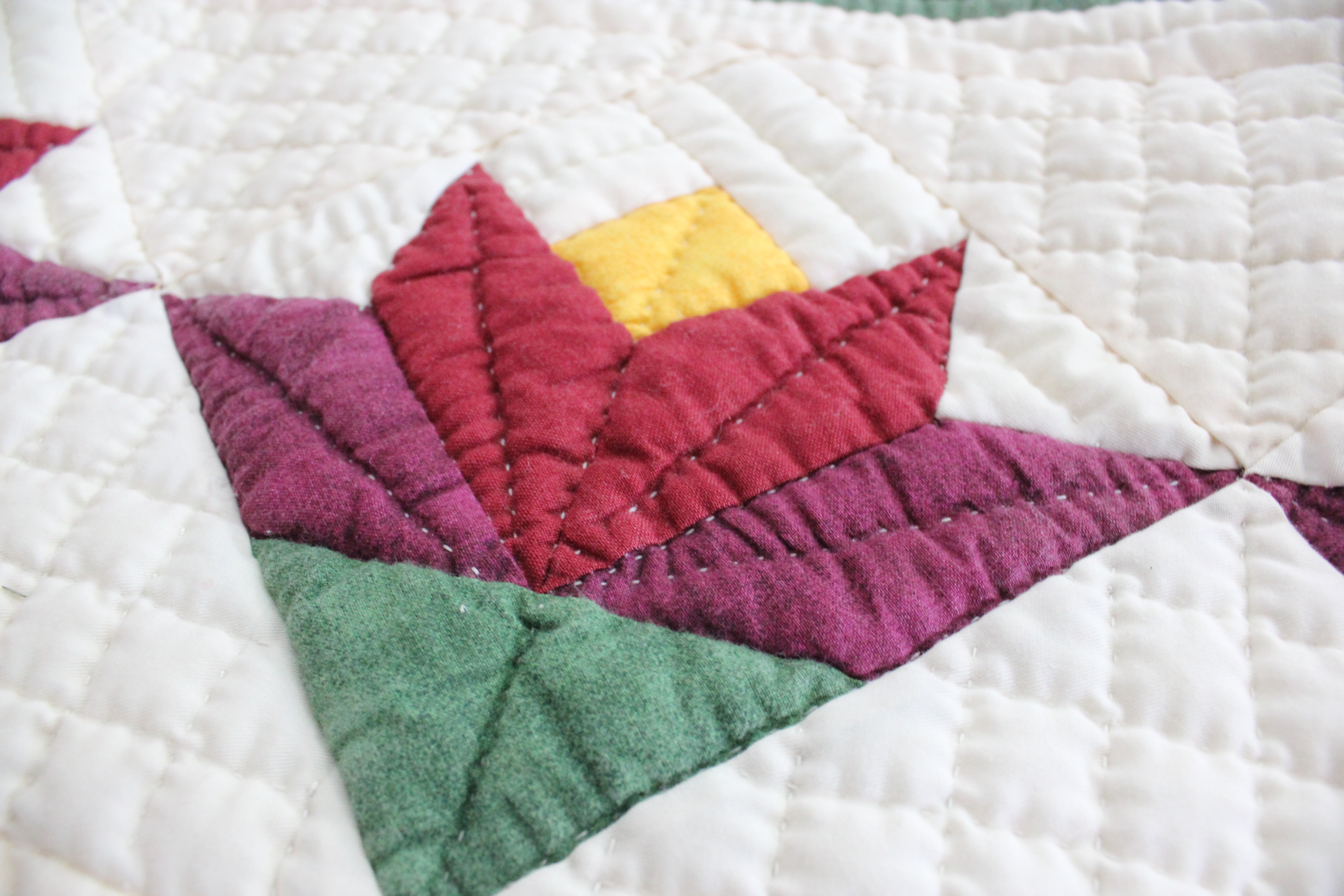 Handmade Queen Size Quilt Bedding Set