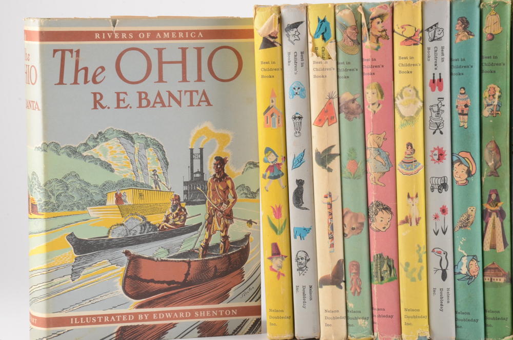 Selection of 17 Vintage Children's Hardcover Books