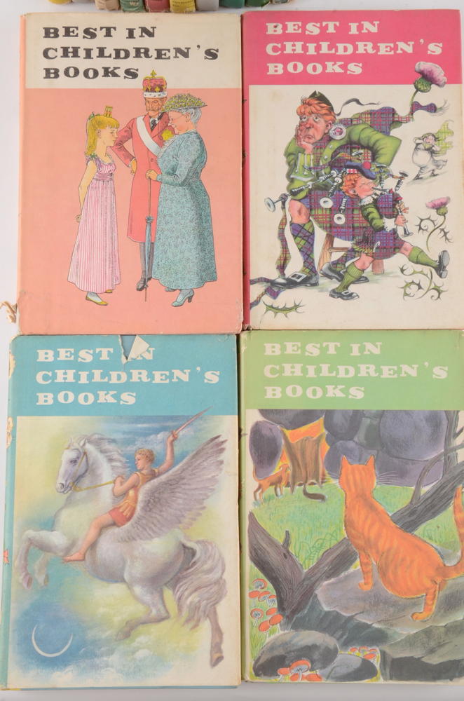 Selection of 17 Vintage Children's Hardcover Books