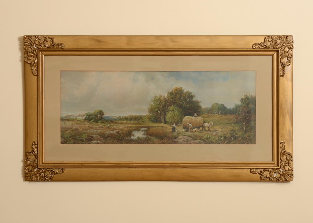 Original Pastel Landscape by Listed Artist P. R. Koehler