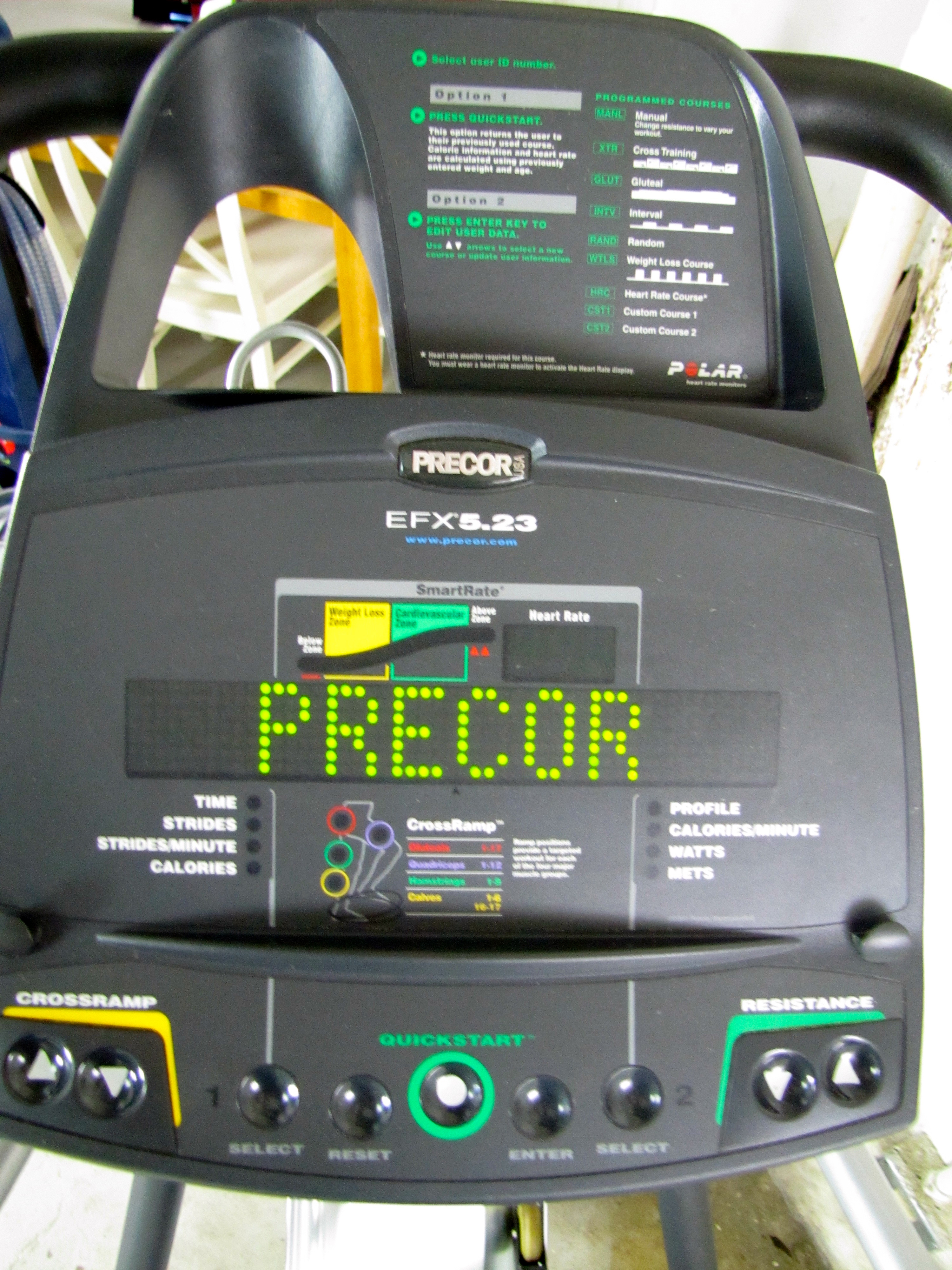 Precor EFX 5.23 Electric Elliptical Machine