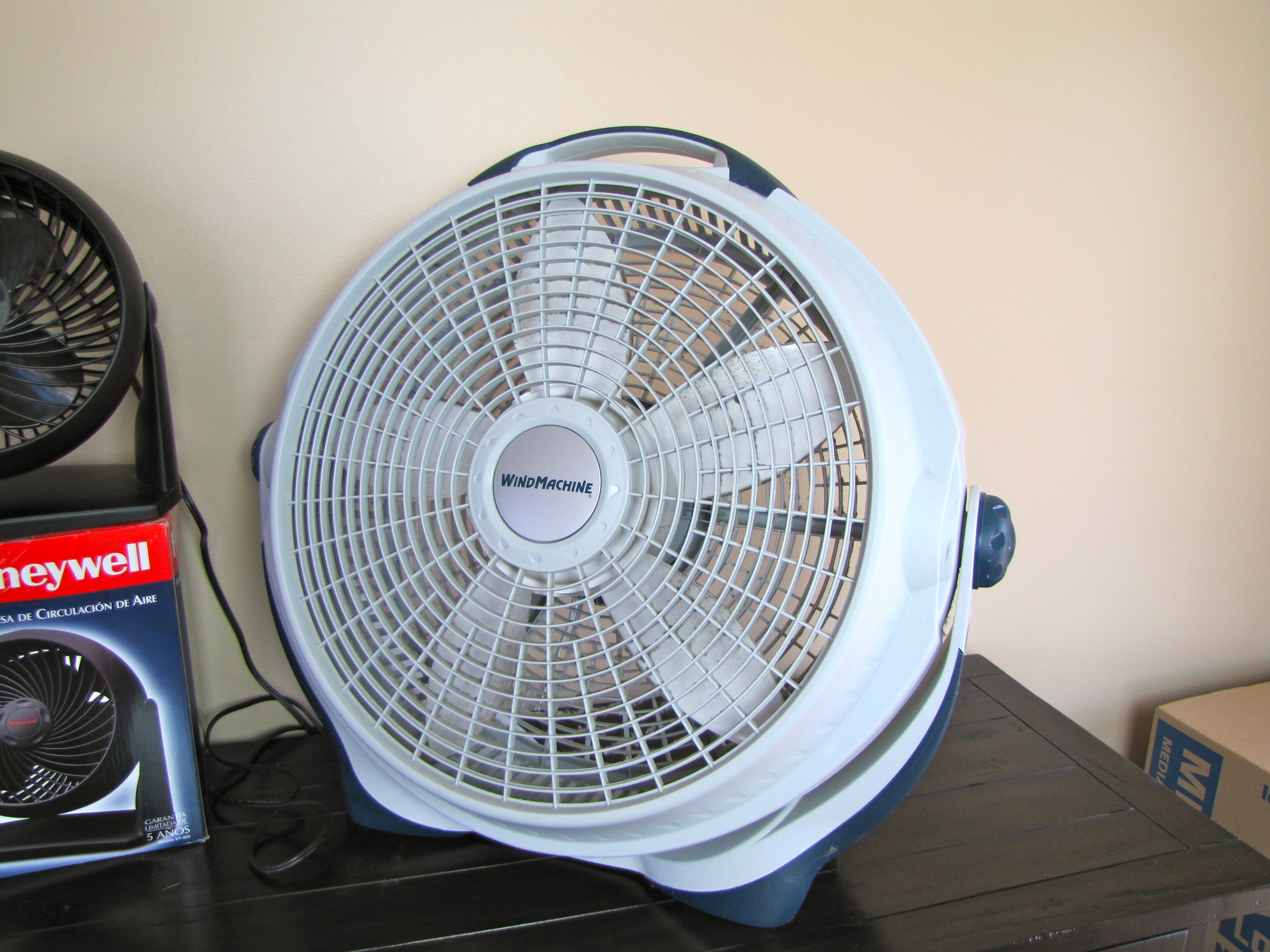 Two Adjustable Electric Fans