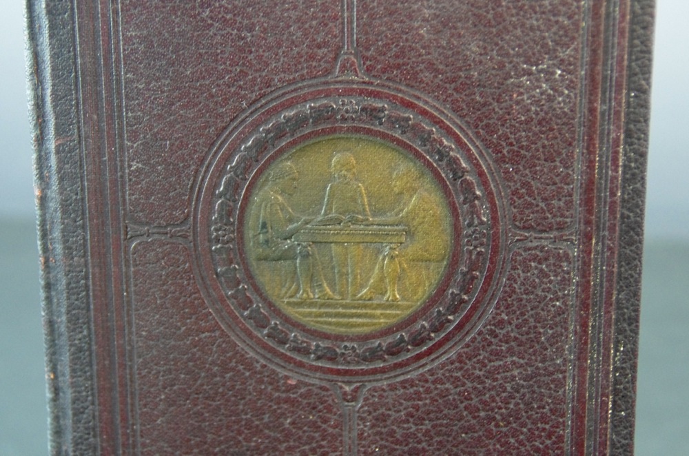 Wood Drawer Shelf filled with Vintage Men's Accesories 