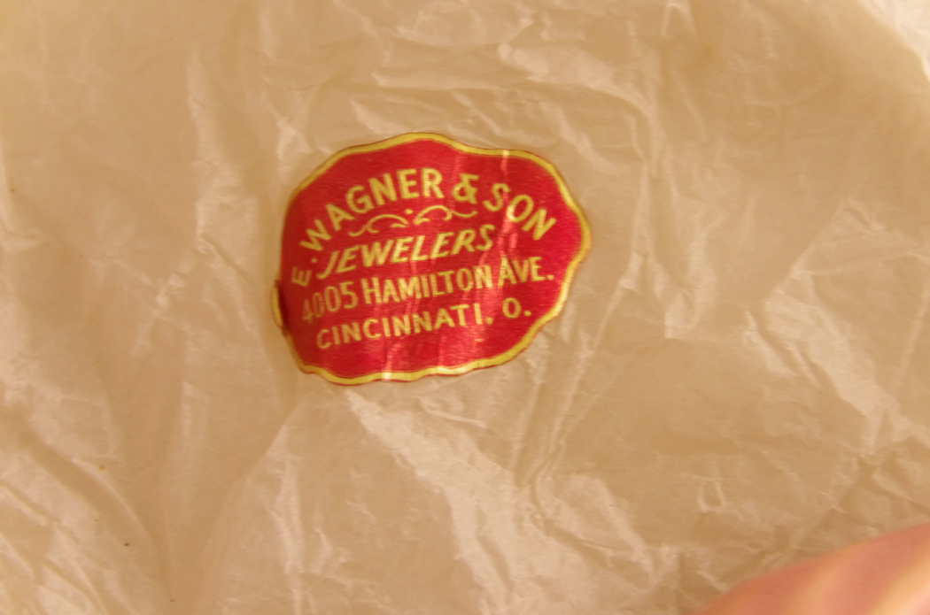 Pottery Wall Sconce Vases and Vintage Crochet Lace, Circa 1940's