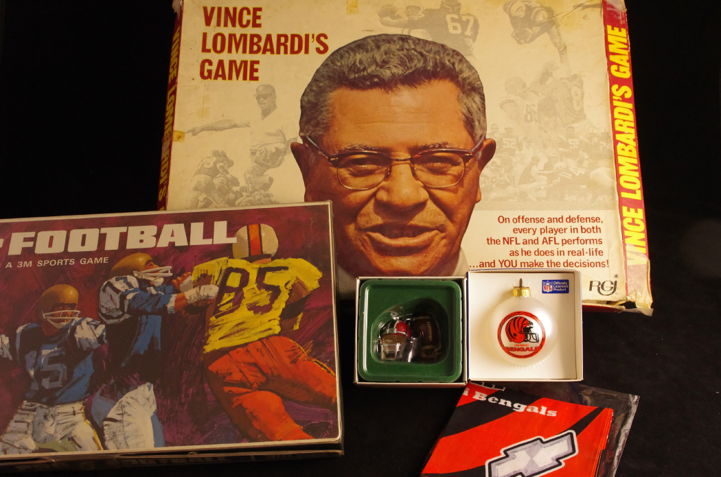 Collection of Football Memorabilia and Games