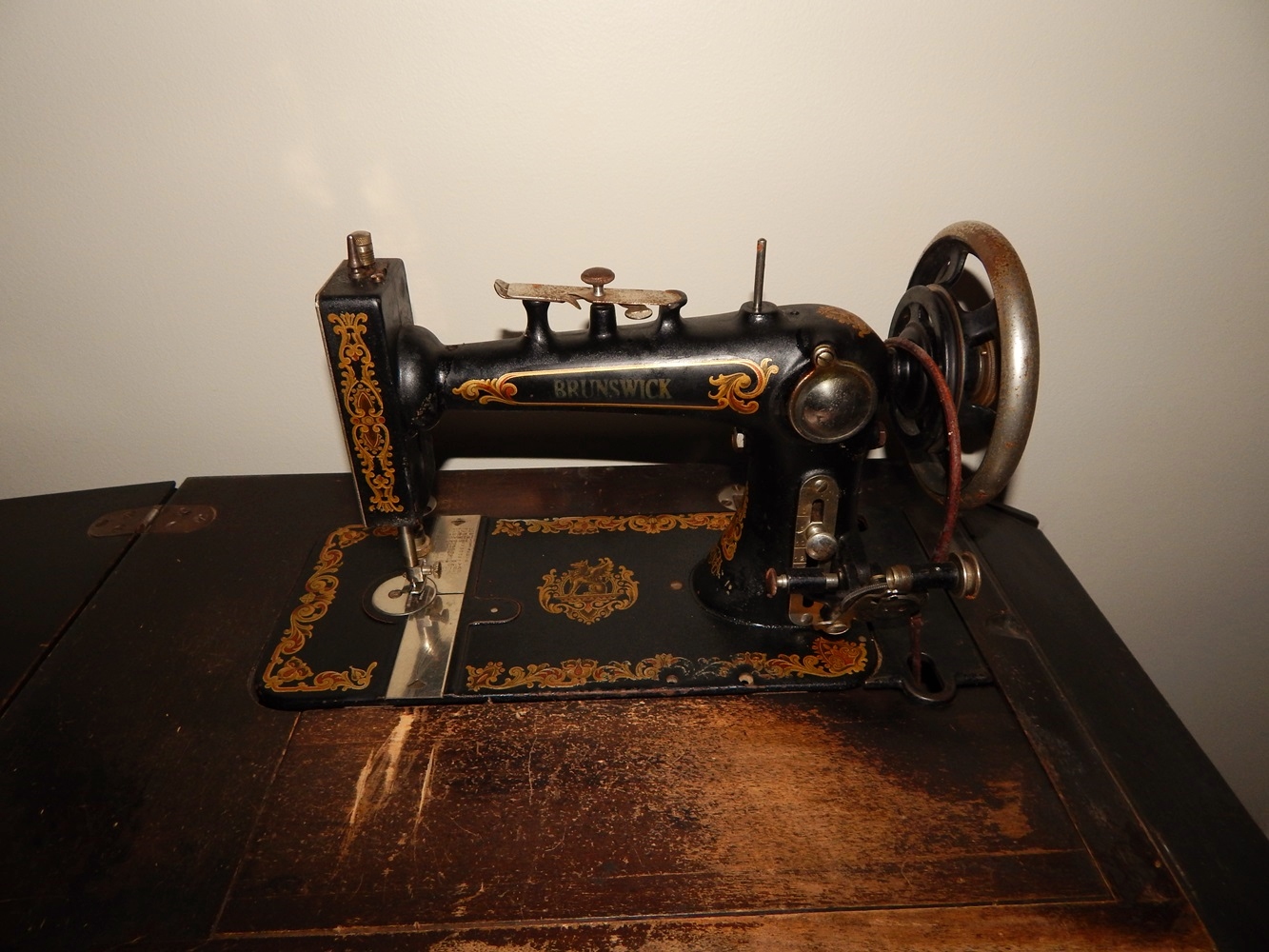 Brunswick Treadle Sewing Machine