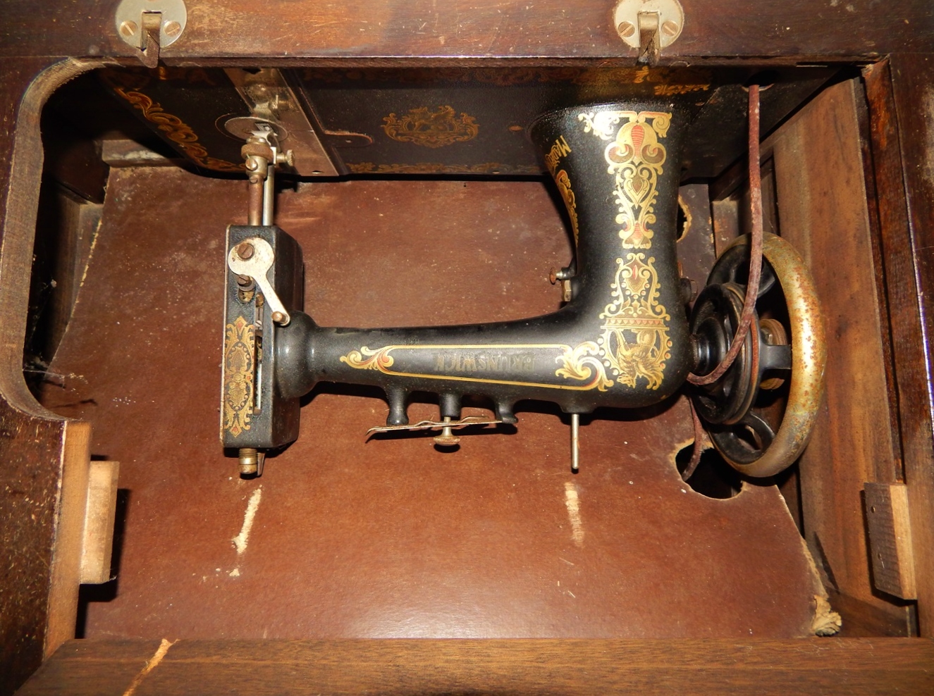 Brunswick Treadle Sewing Machine