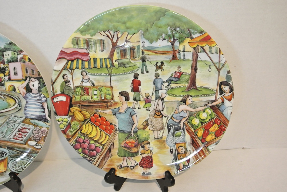 Brilliant Emerald Green Bowls and Decorative Plates