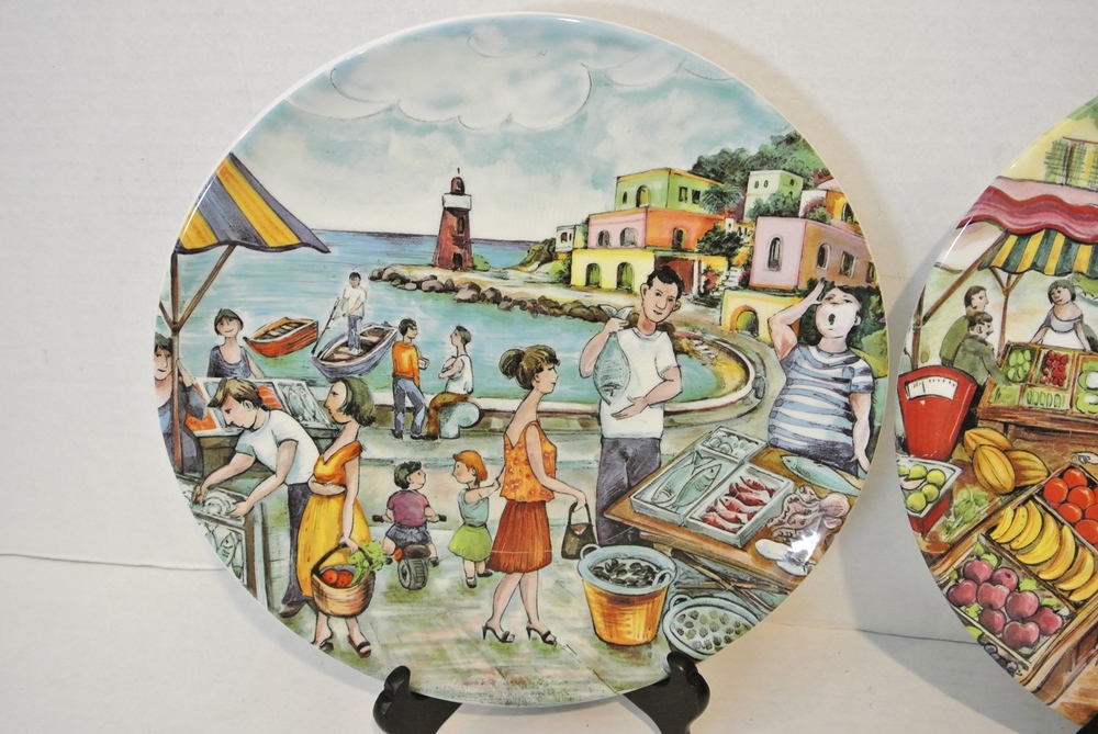 Brilliant Emerald Green Bowls and Decorative Plates