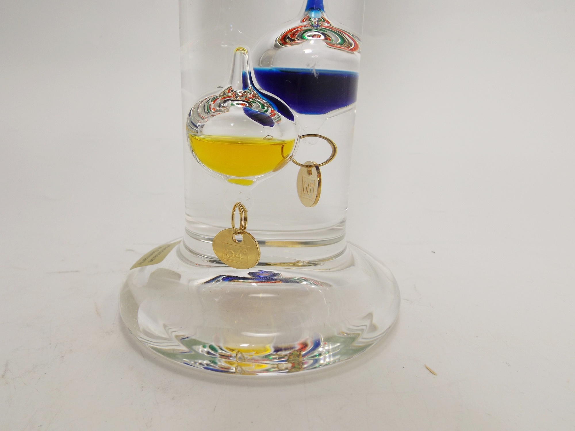 Galileo Glass Cylinder Thermometer