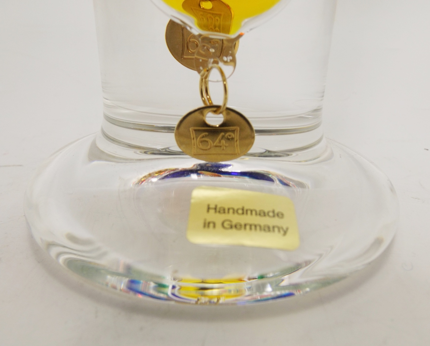 Galileo Glass Cylinder Thermometer