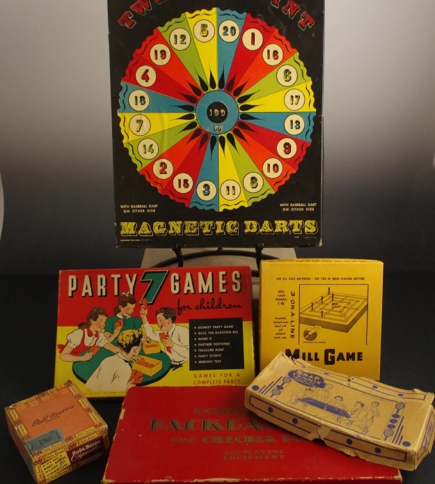 Collection of Vintage Games Circa 1940 - 1950's