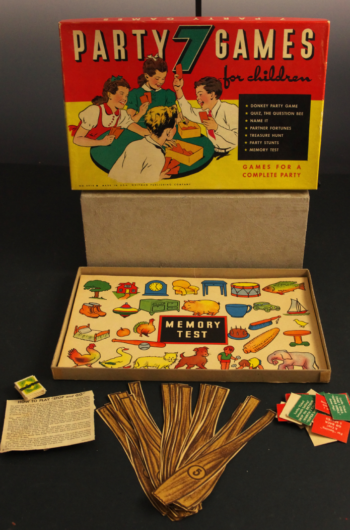 Collection of Vintage Games Circa 1940 - 1950's