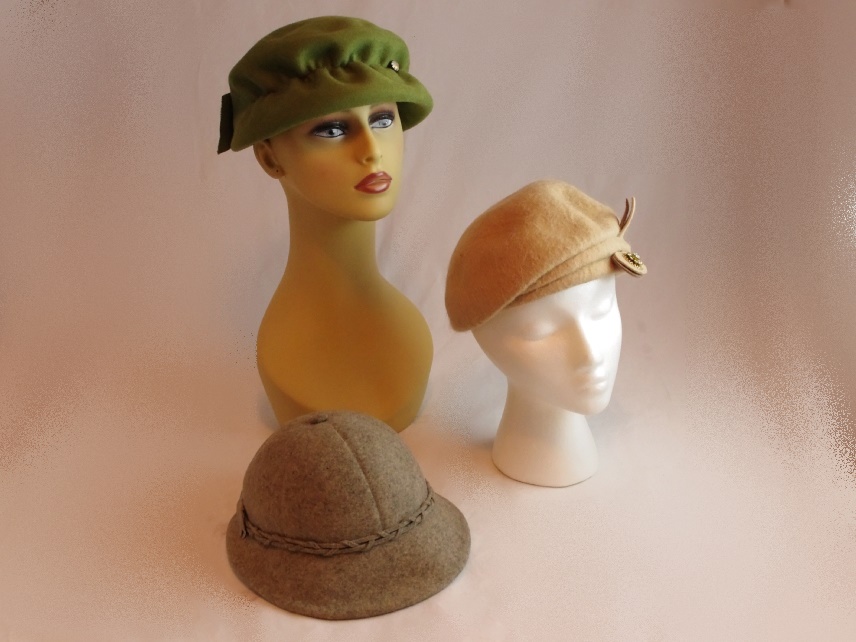 Three Vintage Hats