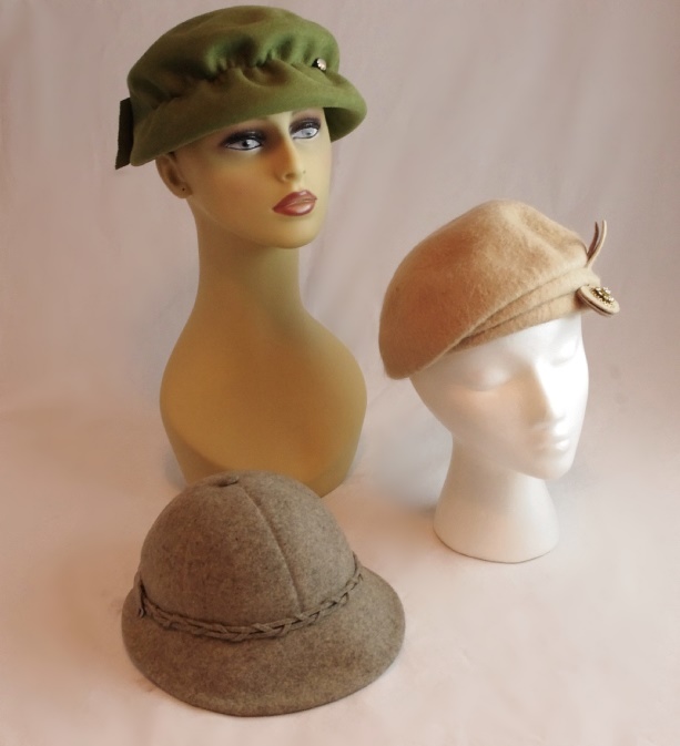 Three Vintage Hats