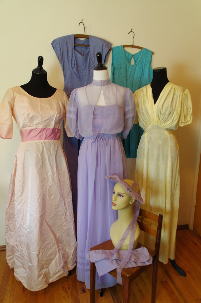 Vintage Formal Dresses and Hats