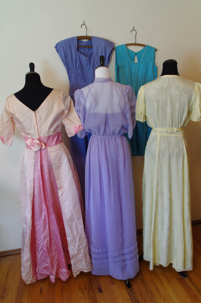 Vintage Formal Dresses and Hats