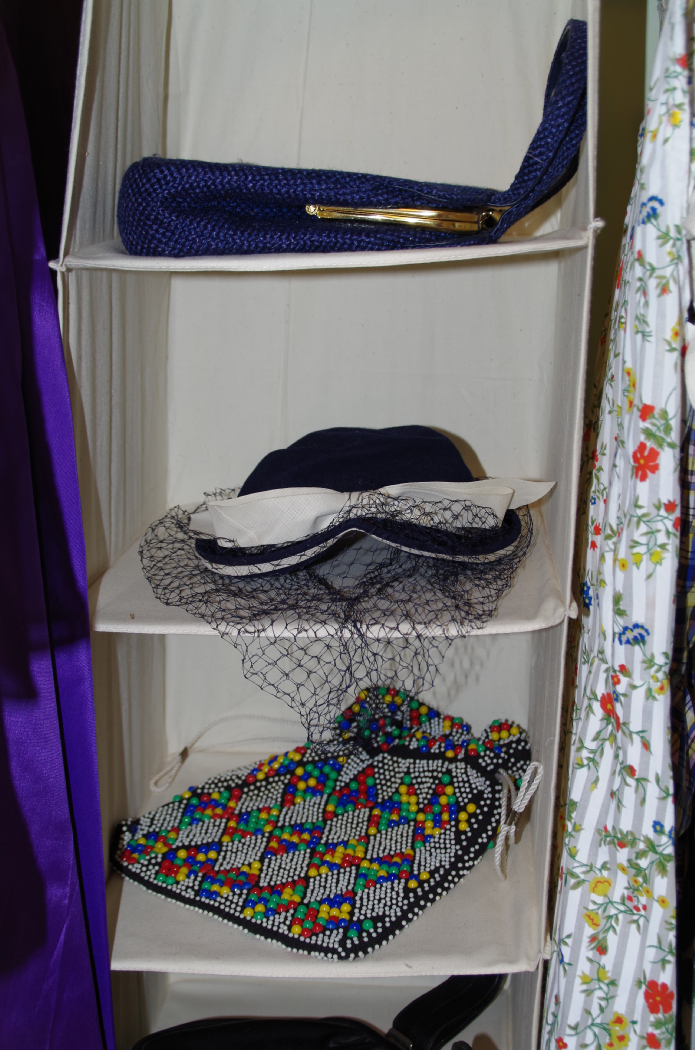 Collection of Vintage Clothing, with Closet Orgainzers
