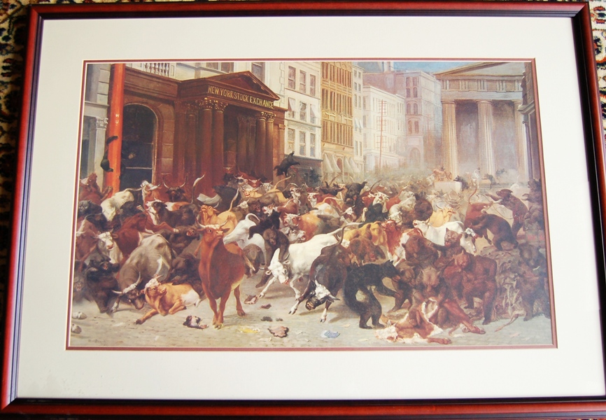 W. H. Beard's "The Bulls and Bears in the Market" Print
