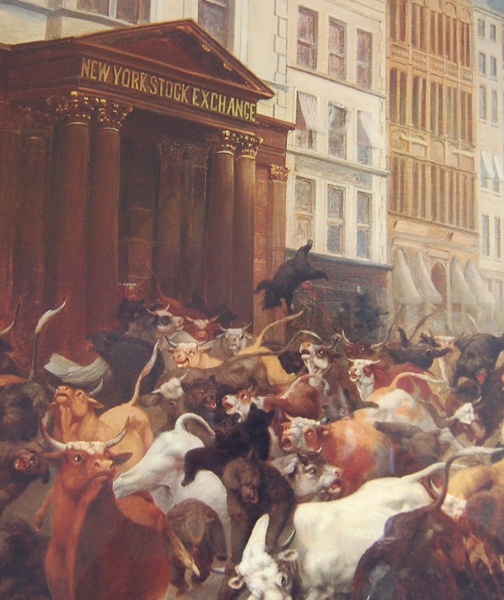 W. H. Beard's "The Bulls and Bears in the Market" Print