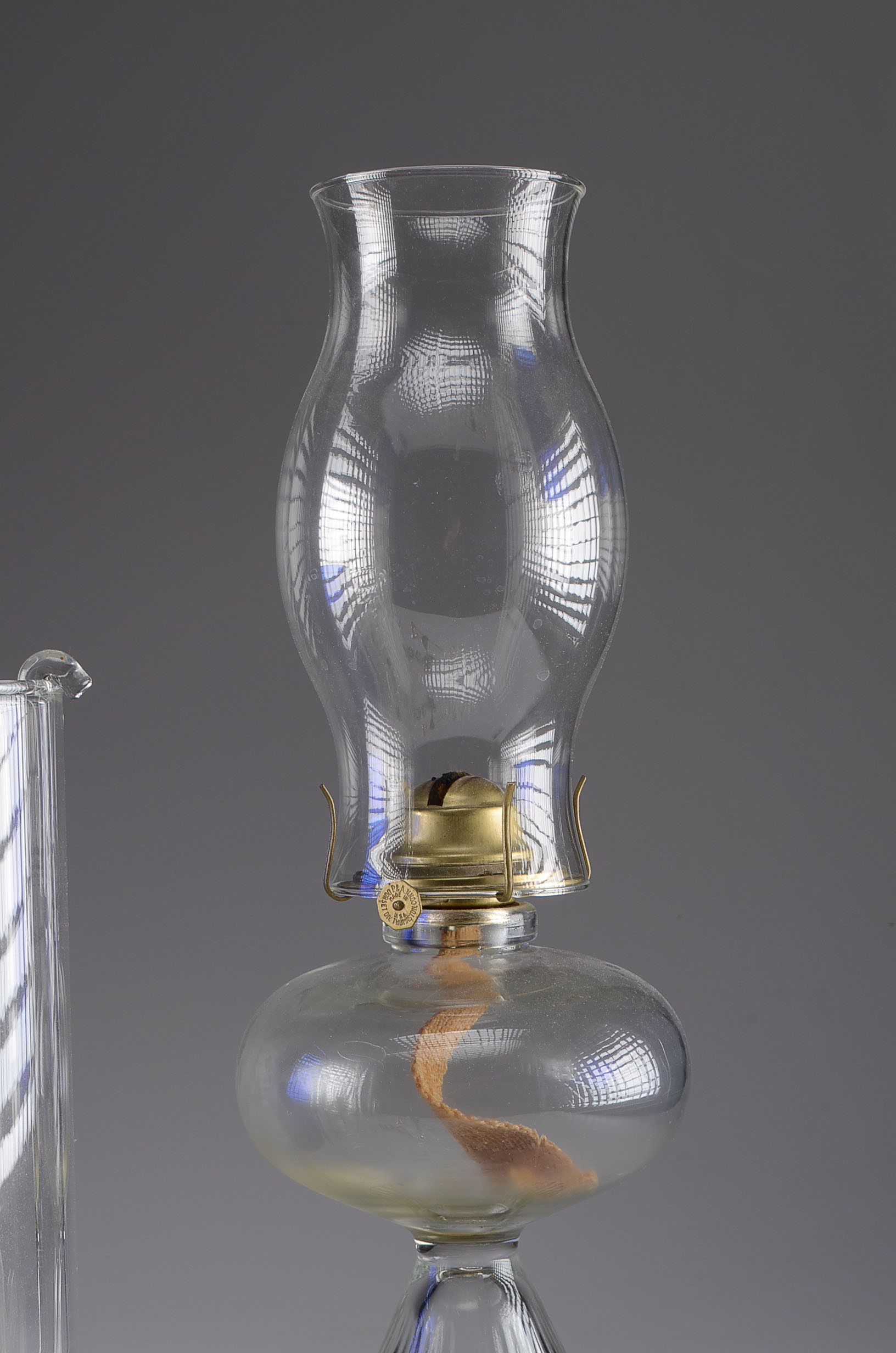 Grouping of Glass Candles and Glass Shades