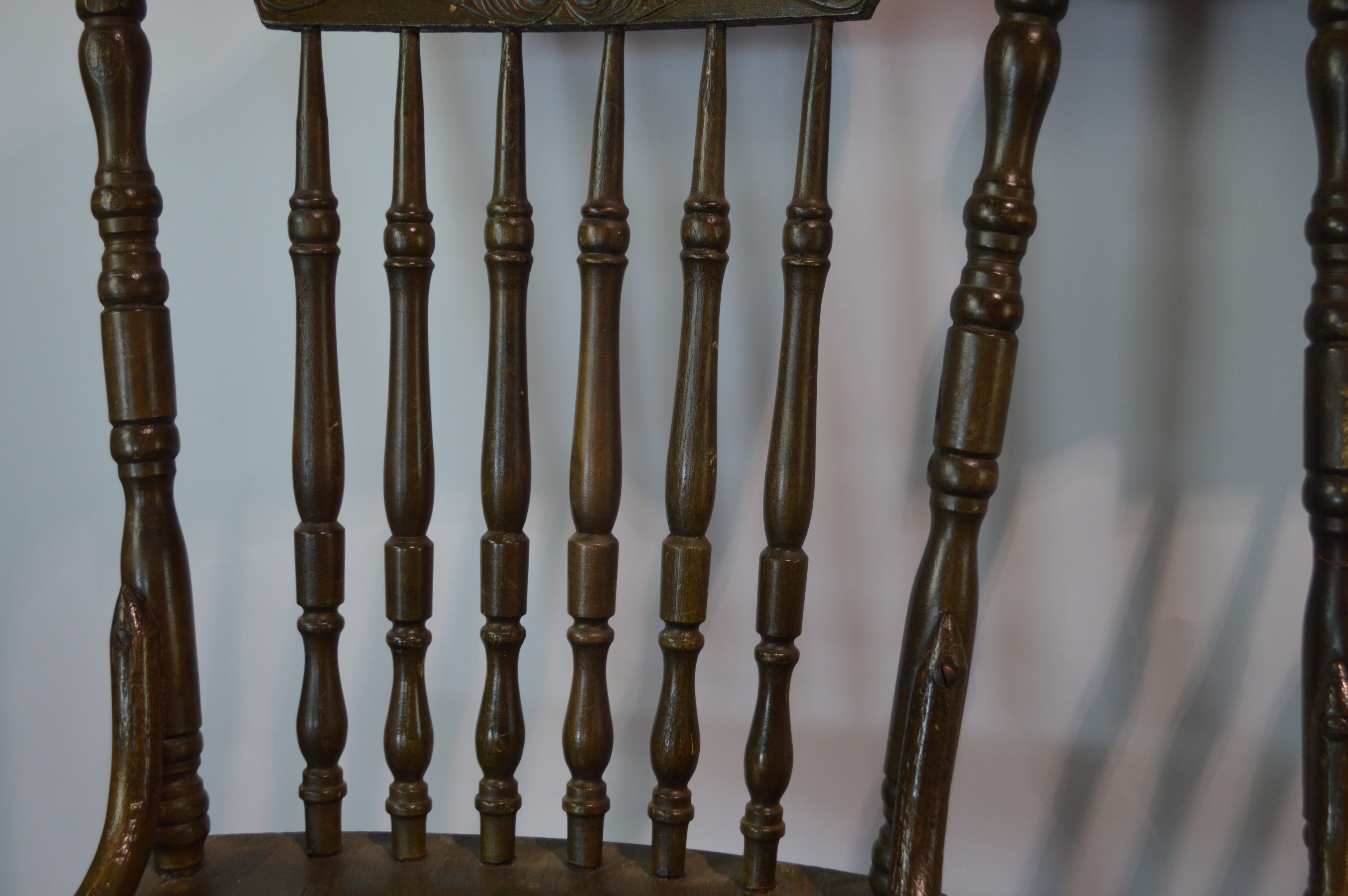 Three Antique Dining Room Chairs