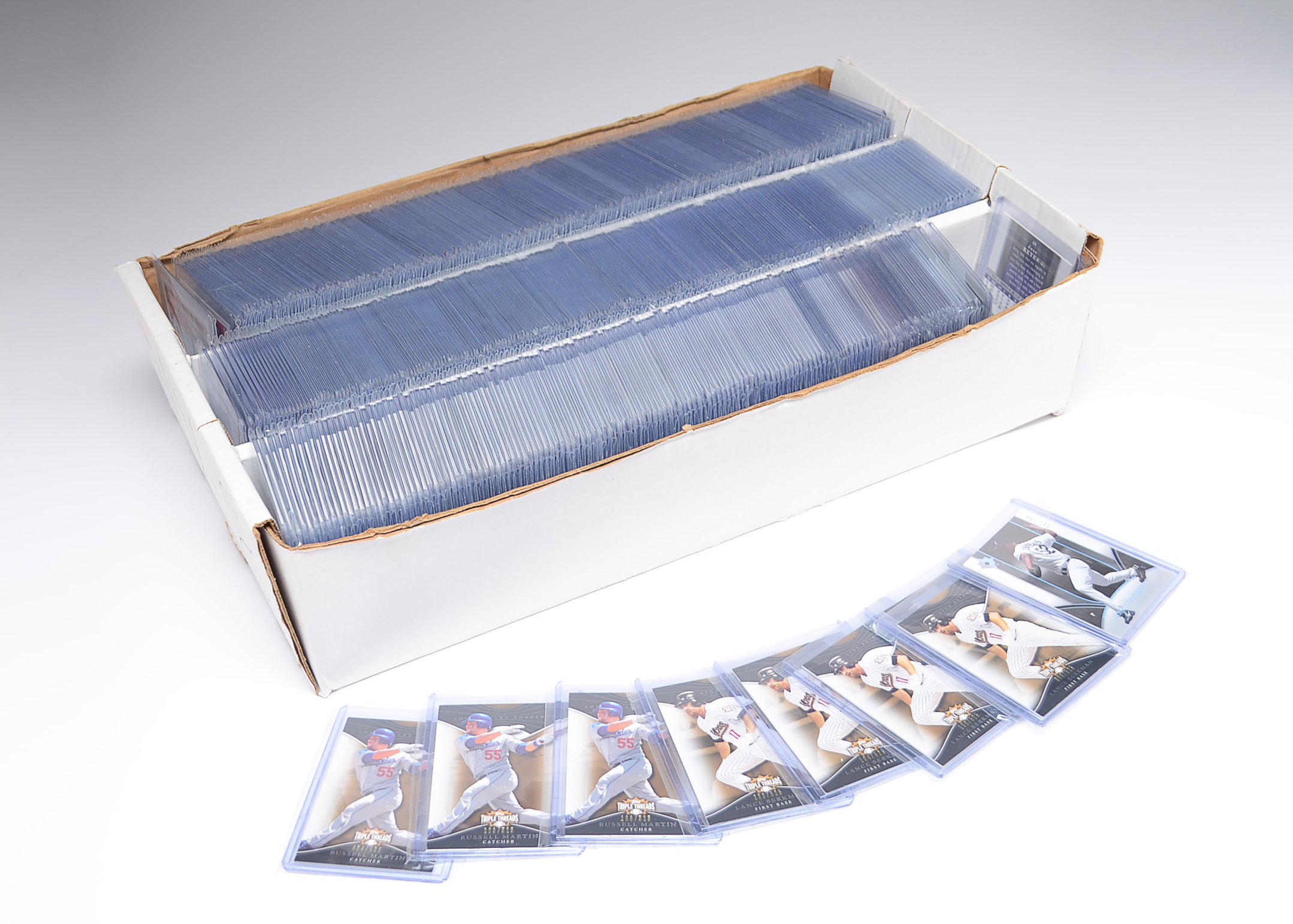 Three Row Monster Box Baseball Cards With Refractors And Inserts