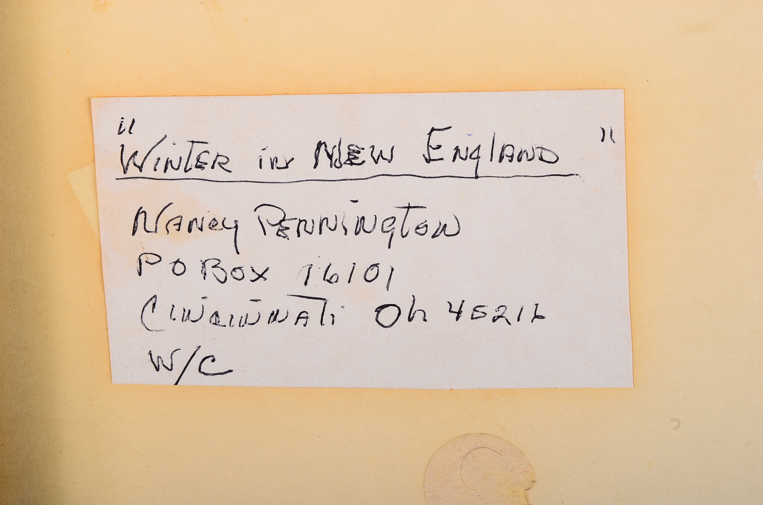 Original Nancy Pennington Watercolor Painting