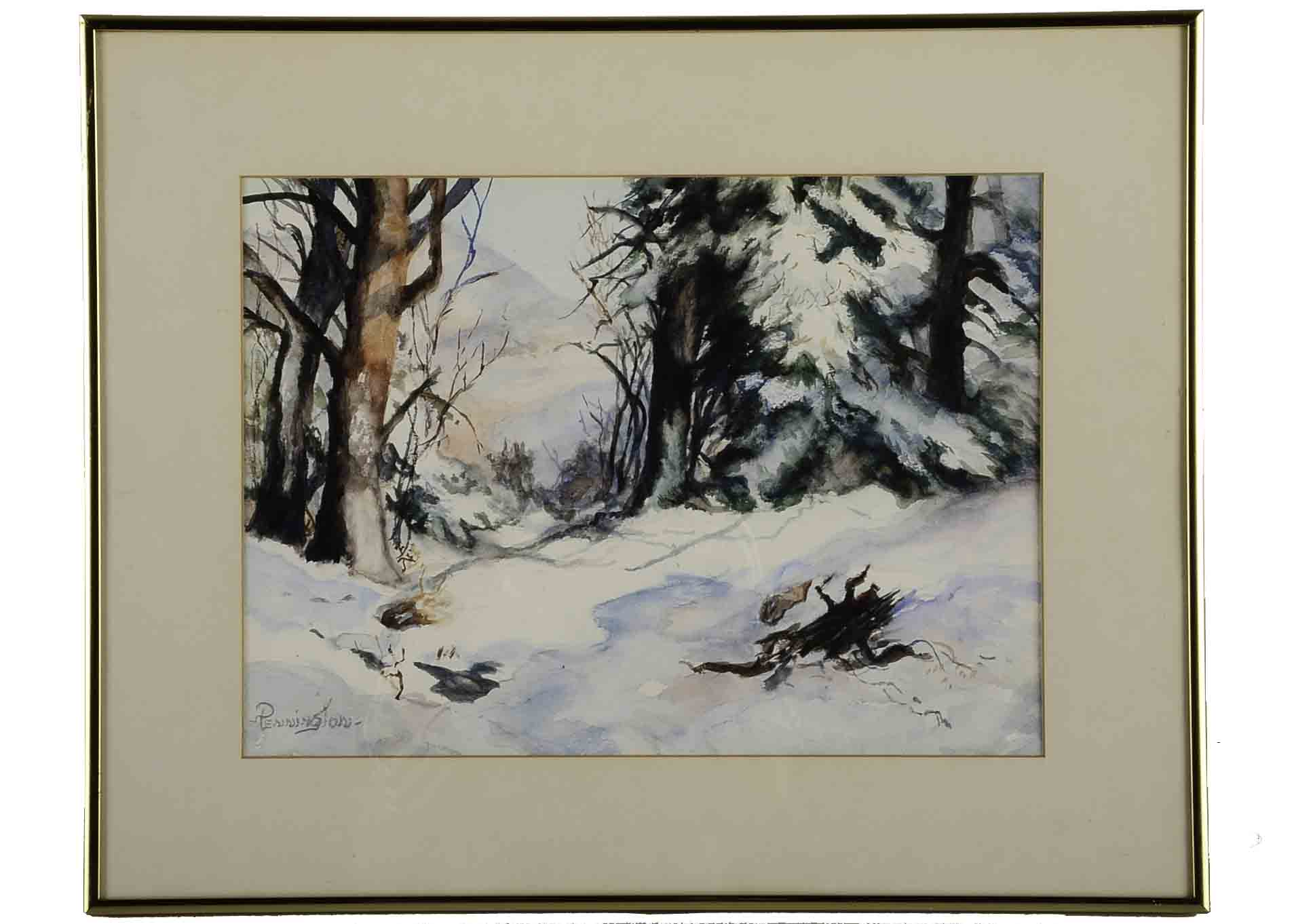 Original Nancy Pennington Watercolor Painting