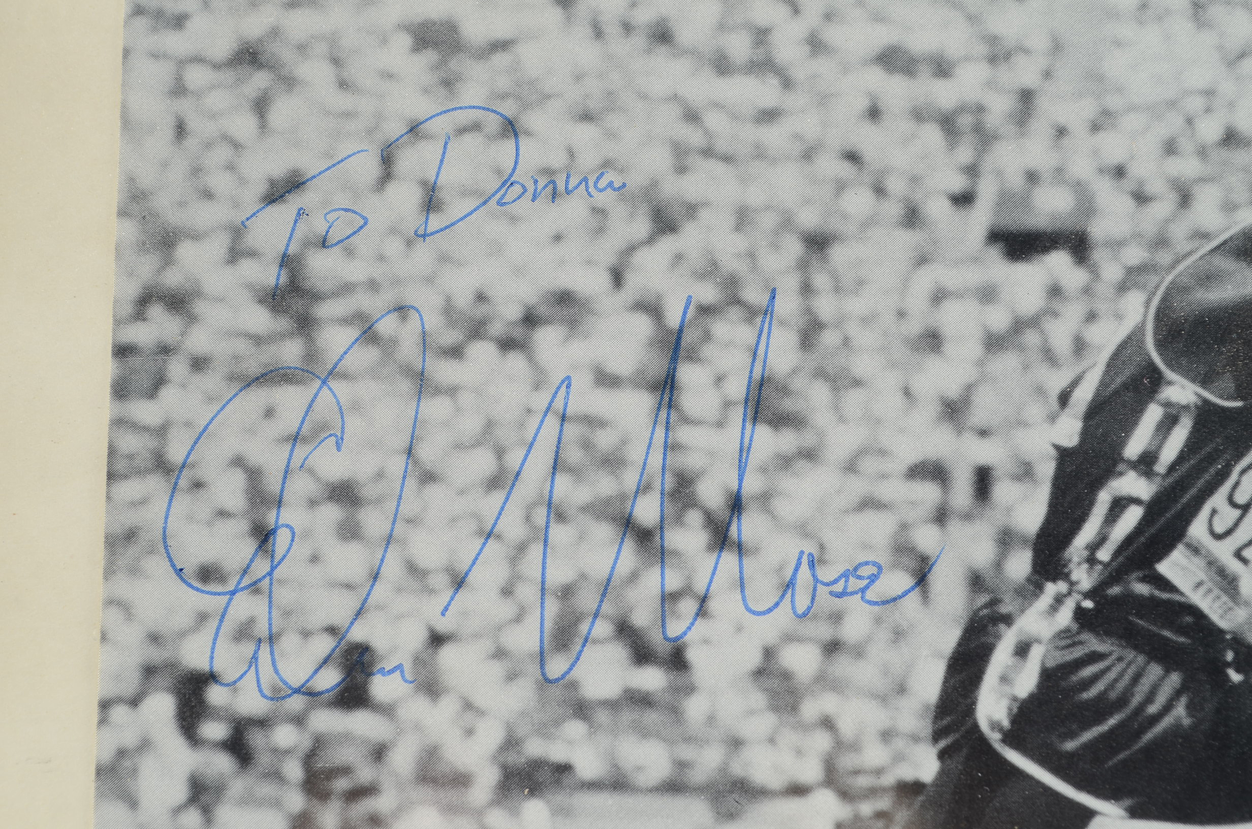 Olympic Star Edwin Moses Signed Photo