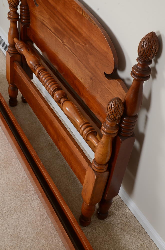 Vintage Cherry Pineapple Poster Twin Bed