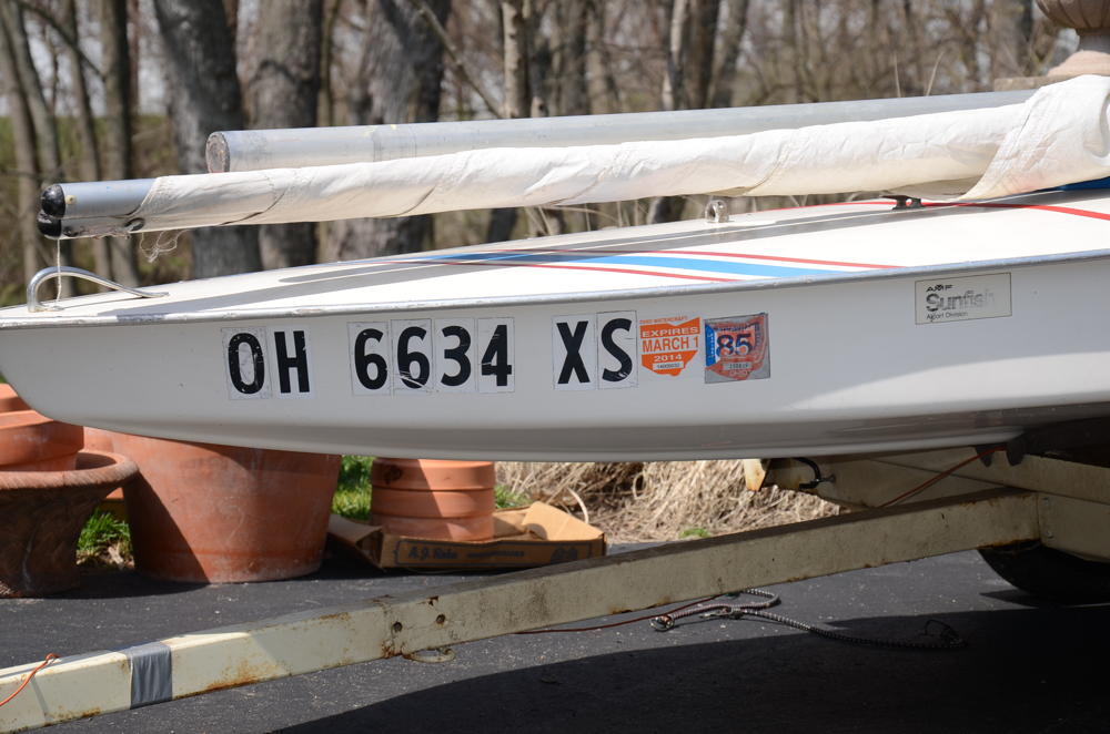 AMF Sunfish Sailboat