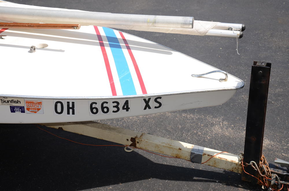 AMF Sunfish Sailboat