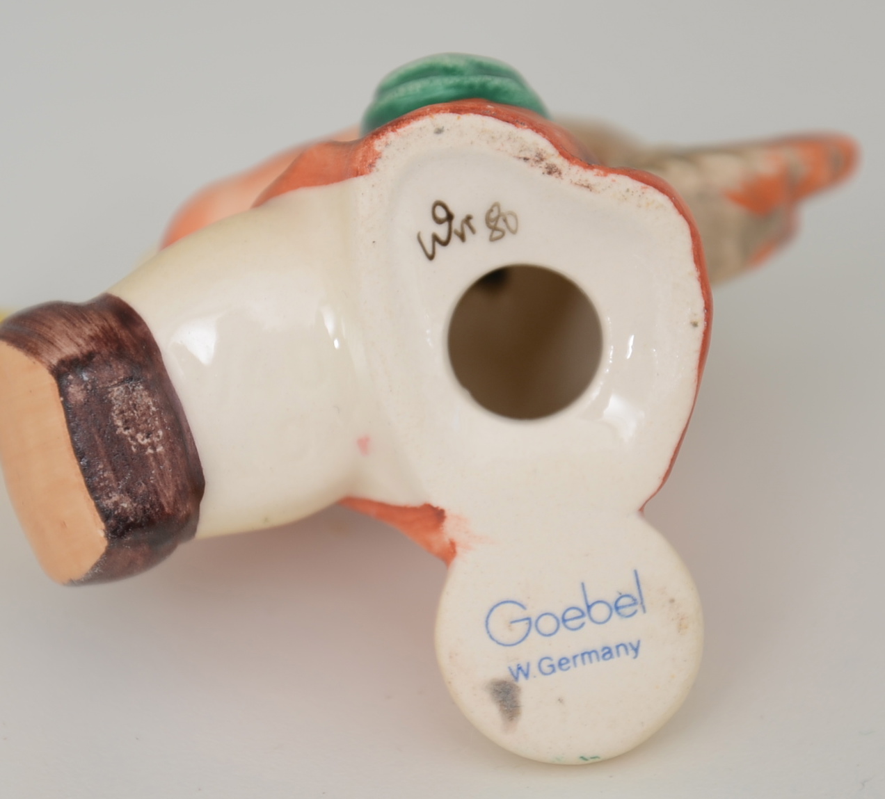 Hummel "Heavenly Angel with Trumpet" Figurine Candle Holder