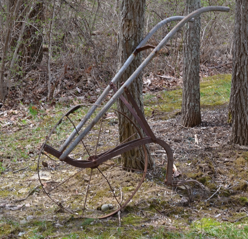 Vintage Walk Behind Cultivator 
