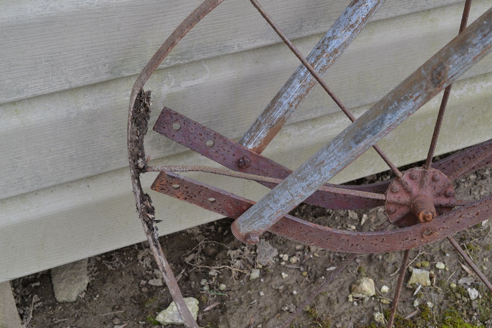 Vintage Walk Behind Cultivator 