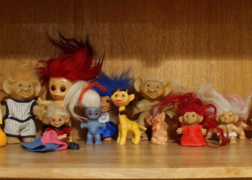 Collection of Vintage 1950's-1960's Troll Dolls