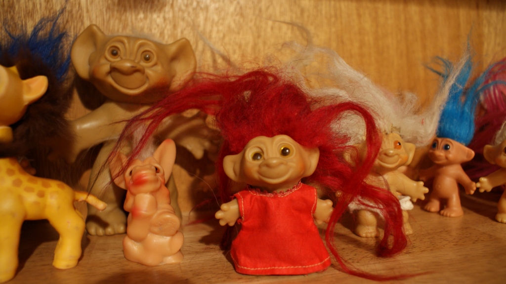 Collection of Vintage 1950's-1960's Troll Dolls