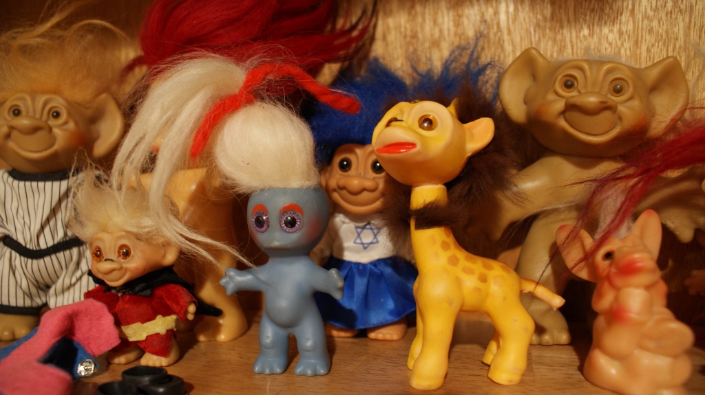 Collection of Vintage 1950's-1960's Troll Dolls
