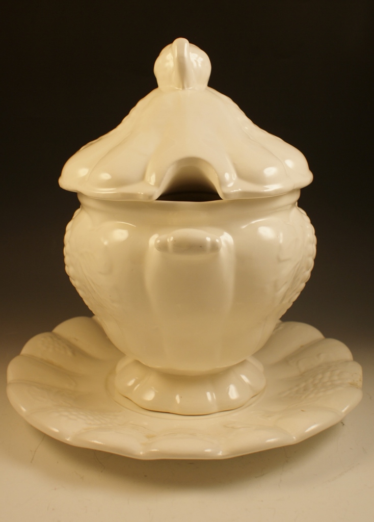 California Pottery Lidded Server