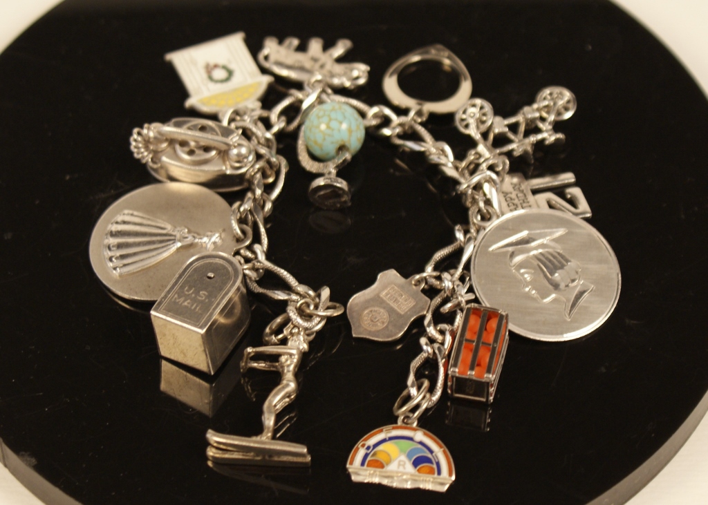 Vintage Sterling Charm Bracelet