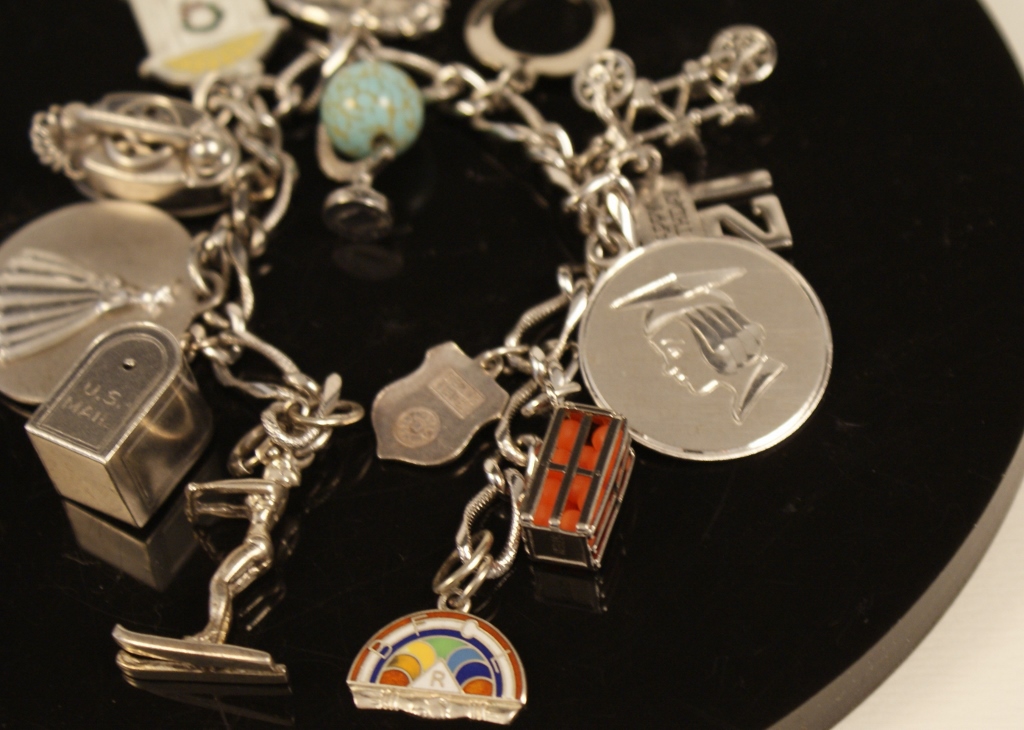 Vintage Sterling Charm Bracelet