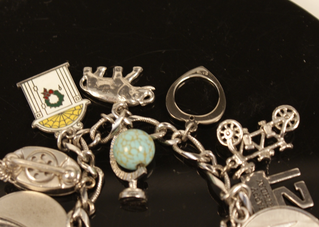 Vintage Sterling Charm Bracelet