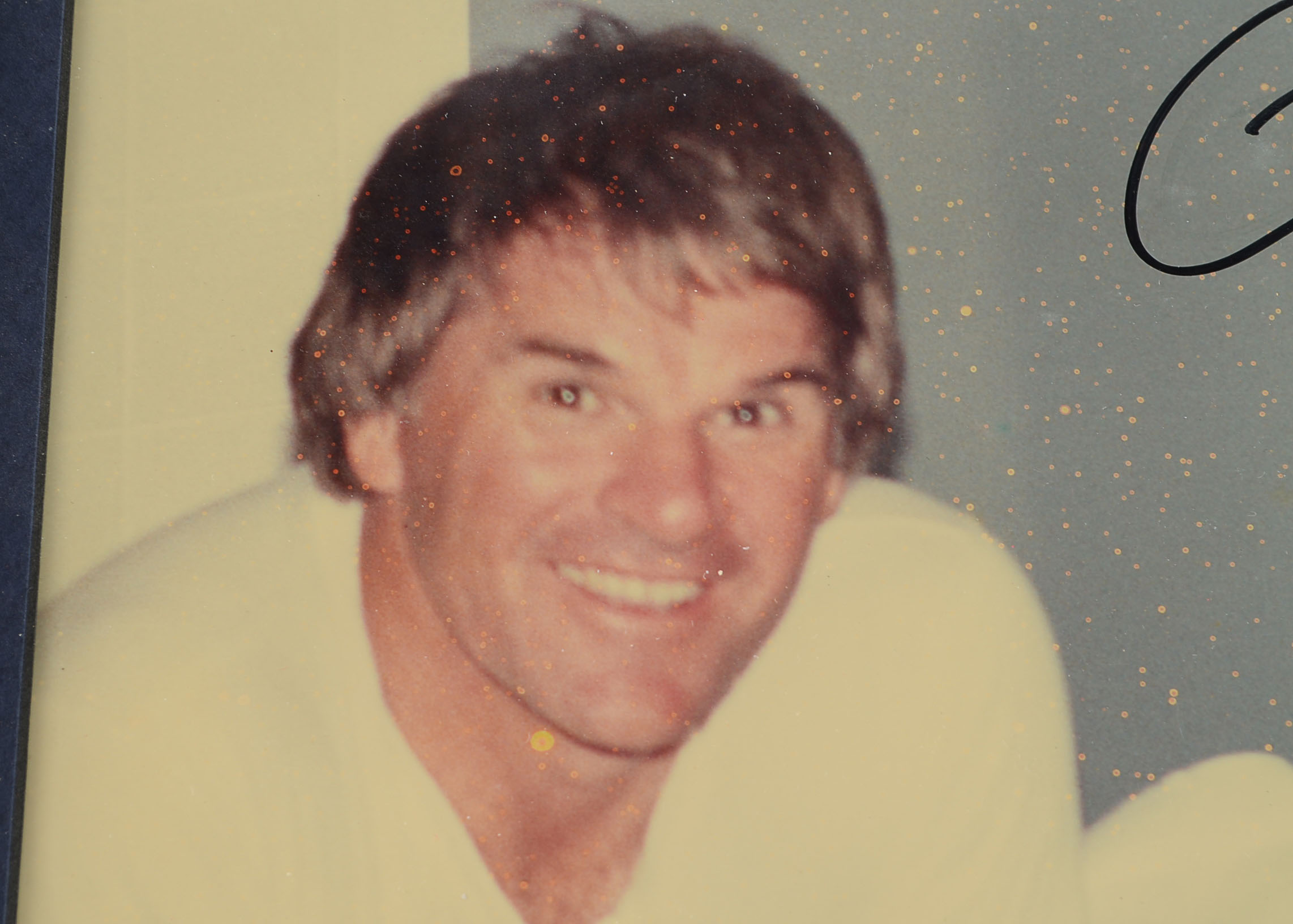 Pete Rose and Tony Perez Signed Bathroom Scene